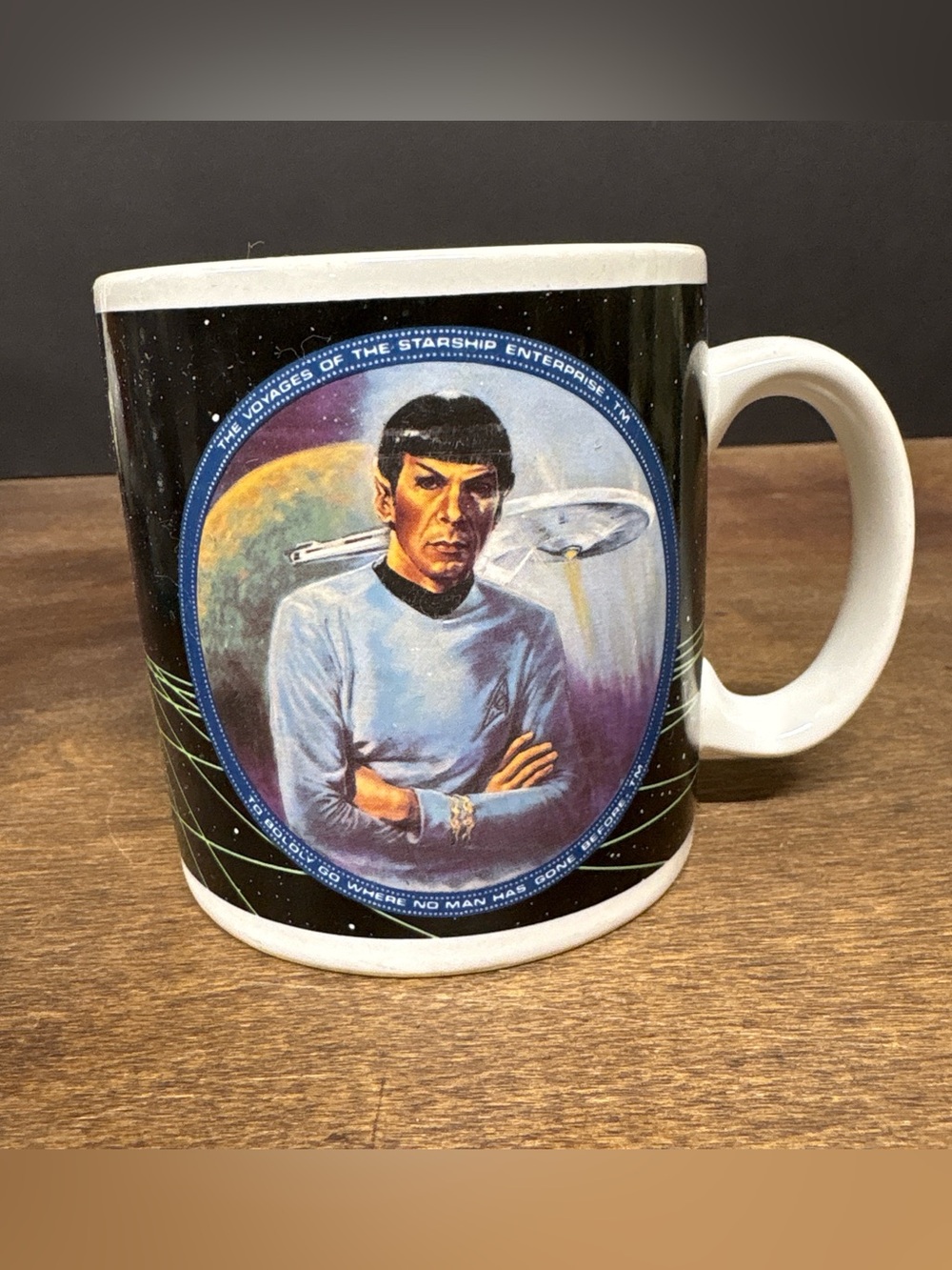 Hamilton White Ceramic Mug Base with Black Text